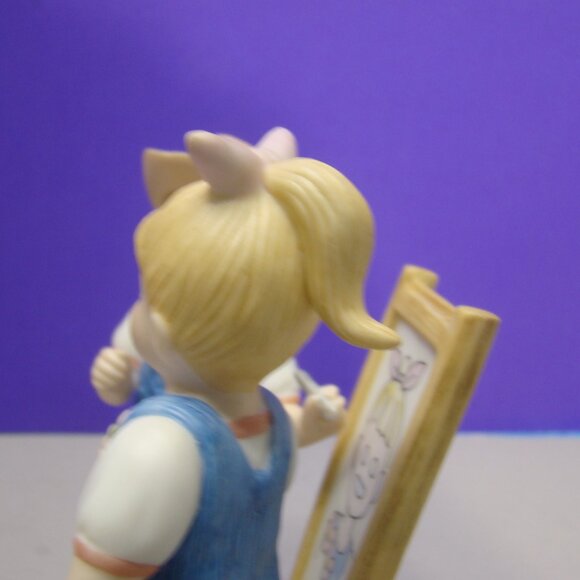 VTG Homco Home Interiors Denim Days Portrait of Debbie Figure # 15356-03 - Picture 7 of 16